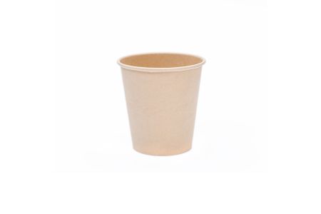 6oz Single Wall Bamboo Paper Cup Kraft