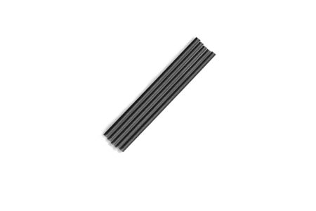 Compostable PAPER Jumbo Straw 200x8mm Black