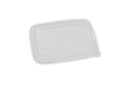 600/950ml RPET Lid for Bagasse Rectangular Container