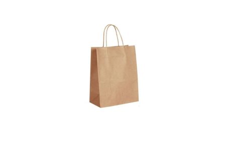Medium Twisted Handles Paper Bag Kraft