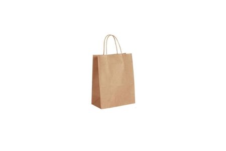 Small Twisted Handles Paper Bag Kraft