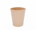 10oz Single Wall Bamboo Paper Cup Kraft