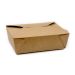 Compostable Paperboard Food Box Size #3 Kraft