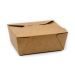 Compostable Paperboard Food Box Size #5 Kraft