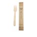 Biodegradable Wooden    Fork Individually Wrapped