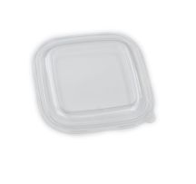 750/500ml RPET Lid for Bagasse Square Container