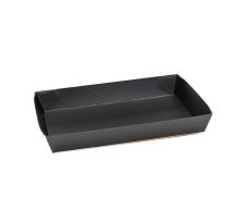 Sushi Paperboard Tray Size #5 Black- 470ml