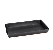 Sushi Paperboard Tray Size #9 Black- 700ml
