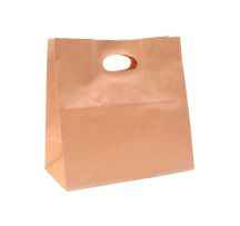 D Handle SOS Paper Bag Kraft