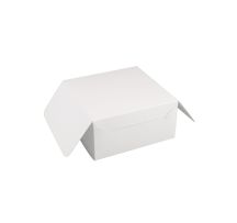 6x6x3 Inch Cake Box White