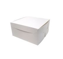 6x6x4 Inch Cake Box White