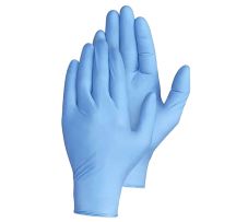 Medium Nitrile Powder Free Gloves - Blue